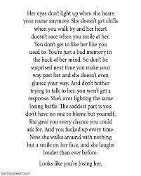 Looks Like You Re Losing Her Lost Myself Quotes She Quotes Never Look Back Quotes
