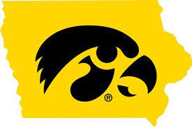 University Of Iowa Wall Decals Iowa Tigerhawk State Map Decal Outdoor Logos Iowa Football Hawkeyes