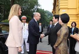 Chủ tịch nước Lương Cường chủ trì lễ đón chính thức Tổng thống ...