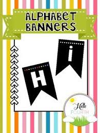Black And White Bulletin Board Letters Jazz Up Your Classroom With This Banner Pack This Pack Comes With Every Letter Of The Alphabet With Either Col Bulletin Board Letters Classroom Boards Letters