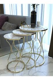 5 % coupon appliqué lors de la finalisation de la commande. Zigon Table Basse A Motifs 3 Pieces Pieds En Metal Fil D Or Noir Marbre Table Basse De Salon Table Basse Ronde Petite Table Basse Bout De Canape Table Ronde Meubles