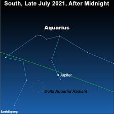 The perseid meteor shower will be active from 17 july to 24 august, producing its peak rate of meteors around 12 august. Earthsky Delta Aquariid Meteor Shower 2021 All You Need To Know