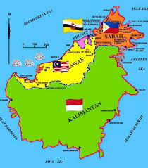Borneo Island, One of the biggest islands in the World Shared by 4 ASEAN  Countries.🇮🇩🇵🇭🇲🇾🇧🇳 Borneo is divided into 4 respective Territories,  The Sabah of the Philippines, The Sarawak of Malaysia, The
