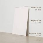 DIY Panels 5 Pcs Oval Shape Cotton Drawing Board Thicken Art Painting Board  Artist Paper Board Oil Paint Canvas Sketchpad White 24x30cm