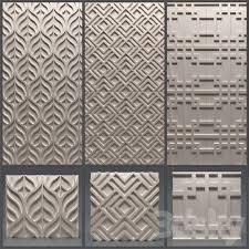 3d Models Other Decorative Objects Gypsum 3d Panel In 2020 3d Panels Paneling Wall Design