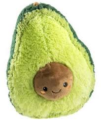 Avocado Stuffed Animal Keychain Stuffedanimals Comfort Food Squishables Avocado Super Sized Super Soft P Food Pillows Food Plushies Cute Stuffed Animals