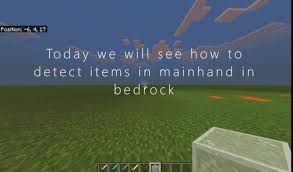 We're a community of creatives sharing everything minecraft ! Main Hand Item Detector Minecraft Pe Mods Addons