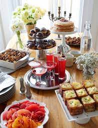 Ten Christmas Buffet Table Suggestions On Tabletop Tuesday Brunch Buffet Christmas Buffet Buffet Food