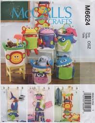 Mccalls 6624 Childs Storage Baskets Wall Hangings Sewing Pattern Uncut Sewing Pattern Storage Mccalls Sewing Patterns Baby Sewing Projects
