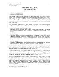 Maybe you would like to learn more about one of these? Pdf Kegiatan Penulisan Public Relations Mercy Joy Luhukay Academia Edu
