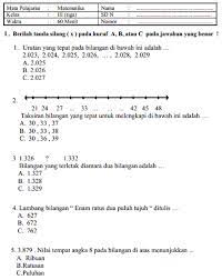 Check spelling or type a new query. Soal Dan Jawaban Latihan Pas Matematika Kelas 3 Sd Semester 1 Kumpulan Soal Pts Pas Pat Ukk Akm Ujian Sekolahwahana Info