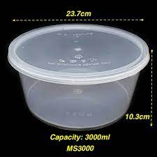 Pek vape pen cartridge blister clamshell 0.5 ml. Large Round Plastic Food Container With Lid Bekas Plastik Bulat Microwave Saiz Besar 3000ml 10 Sets 30 Sets Shopee Malaysia