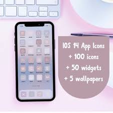 Pastels 100 Icons 50 Widgets 5 Wallpaper Ios 14 App Icons For Customizing Home Screen Pastel Aesthetic Cove The Design Favicon Cover App Icon Icon App
