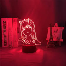 This product belongs to home , and you can find similar products at all categories, lights & lighting , led lamps , led night lights. 3dyycx Anime 3d Lamp Zero Two Figure Nightlight Kids Child Girls Bedroom Decor Light Manga Gift Night Light Lamp Darling In The Franxx Amazon Com