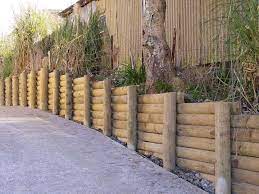 Along with our range of retaining timber you have the materials needed to build a strong, attractive and durable retaining wall. Edged Half Rounds Goldpine