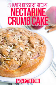 Lots of the party invites i receive come with a request for this delicious treat. Nectarine Crumb Cake Summer Dessert Recipe Fruit Cake Recipe Summer Dessert Recipes Dessert Recipes Summer Desserts