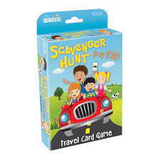 Then, encourage your family to check off each item as you spot it during your travels. Scavenger Hunt For Kids Travel Card Game Walmart Com Walmart Com