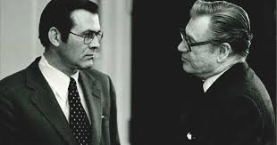 Rumsfeld graduated from princeton university in 1954 and then spent three years in the u.s. Donald Rumsfeld S Life In Pictures Cbs News