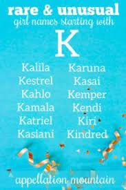 One of the biggest hurdles in choosing a name is getting the agreement of everyone in the family! Girl Names Starting With K Kenna Kestrel Kate Appellation Mountain In 2021 Girl Names Unusual Girl Names Traditional Irish Names