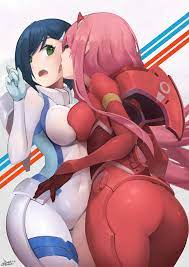 ichigo (darling in the franxx)+zero two (darling in the franxx) Hentai  galleries.com