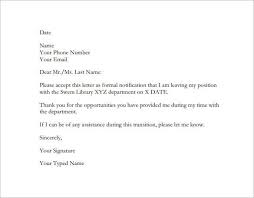 19 Employee Resignation Letter Templates Pdf Doc Free Premium Templates
