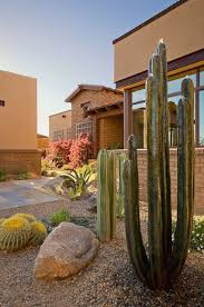 This Three Or Four Bedroom Plan Features An Impressive Great Room At The Heart Of The Home The Main En Succulent Landscape Design Xeriscape Desert Landscaping