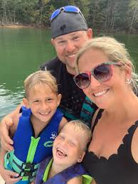 Family fun day with lake swimming and fresh fish breakfast