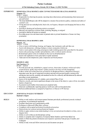 hospice aide resume samples velvet jobs
