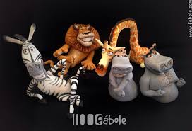Media characters back media movies madagascar: Fondant Figures Of Madagascar Characters Alex Marty Gloria Melman And Moto Moto Fondant Figures Christmas Ornaments Holiday Decor