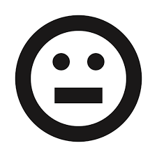 The image is png format with a clean transparent background. Blank Stare Straight Face Thick Lines Uneasy Emojis Emoticon Icon Free Download