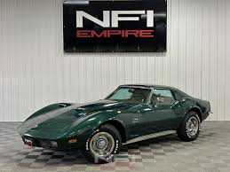 Image result for Blue Green 1973 Corvette