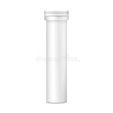 Download Plastic Tablets Tube Mockup Front View Stock Vector Illustration Of Branding Pack 112644381