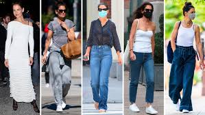 Learn fashion lessons from katie holmes, including how to copy her celebrity style. A Year After The Famous Bradigan Moment We Look Back At Katie Holmes S Best Style Moments Grazia