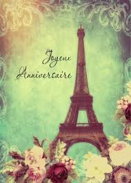 Happy Birthday Wishes In French For Friend Happy Birthday In French Eiffel Tower Paris Vintage Look Card Ad Sponsored Fr Happy Birthday In French Happy Birthday Paris Happy Birthday Wishes Cards