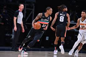 New york (ap) — the nba fined the san antonio spurs $25,000 on sunday for violating the league's player resting policy — in a game the spurs won by 26 points. It S Time For San Antonio Spurs At Denver Nuggets Pounding The Rock