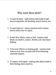 Why Learn These Skills Dbt Skills Application Self Help Wise Mind Dialectical Behavior Therapy Dbt Skills