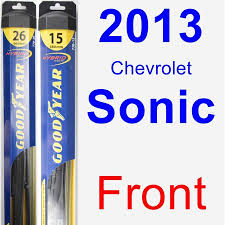 2013 Chevrolet Sonic Wiper Blade Set Kit Front 2 Blades Hybrid