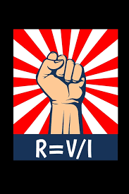 Macht nichts, du kannst dich heute auf meine stützen. Notizbuch Widerstand Spannung Ohm Elektriker Witz Geschenk 120 Seiten 6x9 Ca A5 Liniert