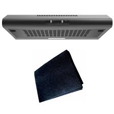Mine had a metal loop i could grab to push the filter up and slide it out. Cookology Visor Cooker Hood 60cm Black Extractor Fan Stand600bk Carbon Filter