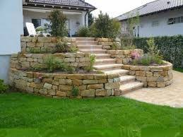 Bildergebnis Fur Natursteinmauer Terrasse Stufen Garten Landschaftsbau Garten Stufen Steinmauer Garten