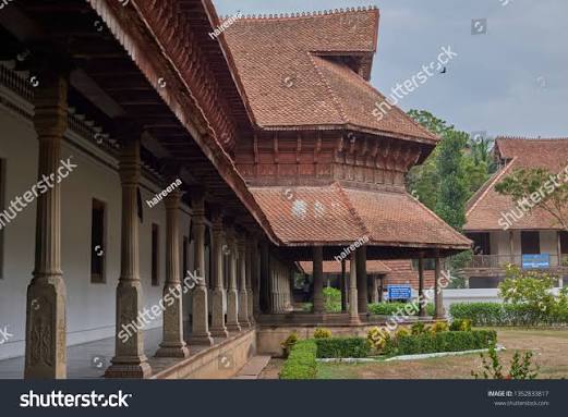 Kerala India January 2017 Trivandrum Palace Stock Photo 1352833817 | Shutterstock