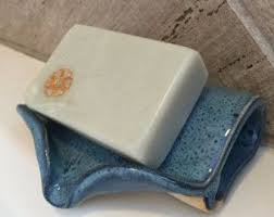 Self Draining Soap Dish Peacock Blue Pottenbakken Keramiek Keramiek Ideeen