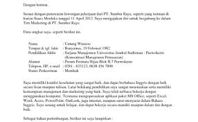 Lalu dalam pembukaan sampaikan alasan apa keperluan pelamar hingga menuliskan. Surat Lamaran Kerja Contoh Surat Indonesia Cute766