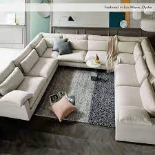 Harmony 5 Piece U Shaped Sectional Large Sectional Sofa U Shaped Sectional Sofa Deep Sectional Sofa