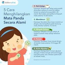 Bagian sekitar mata sangat rentan terhadap lingkaran hitam atau dark circle. Doktersehat No Twitter Hilangkan Mata Panda Dengan Teh Celup Memang Bisa Mata Panda Atau Dark Circle Memang Mengganggu Penampilan Ya Teman Sehat Coba Hilangkan Dengan Cara Cara Ini Ya Https T Co Rktlpluvhx