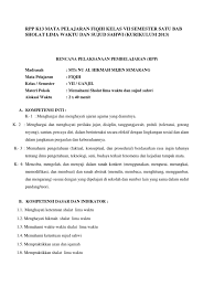 Check spelling or type a new query. Rpp K13 Mata Pelajaran Fiqih Kelas Vii Semester Satu Bab Sholat Lima Waktu Dan Sujud Sahwi Pdf