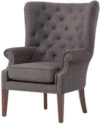 Home Decorators Collection Ernest Dark Beige Polyester Arm Chair 7439600840 The Home Depot Accent Chairs For Living Room Accent Chairs Tufted Chair
