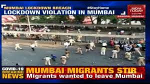 With india extending its lockdown to curb the spread of coronavirus until 31 may, states have been given more autonomy to ease restrictions. Cops Lathicharge Migrants As Thousands Gather At Bandra Station To Leave Mumbai Defying Lockdown Youtube