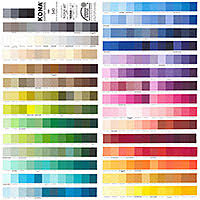 equilter kona cotton color card