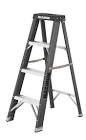 Grade 1 Fiberglass Heavy-Duty Industrial Step Ladder, 250-lb, 8-ft MAXIMUM